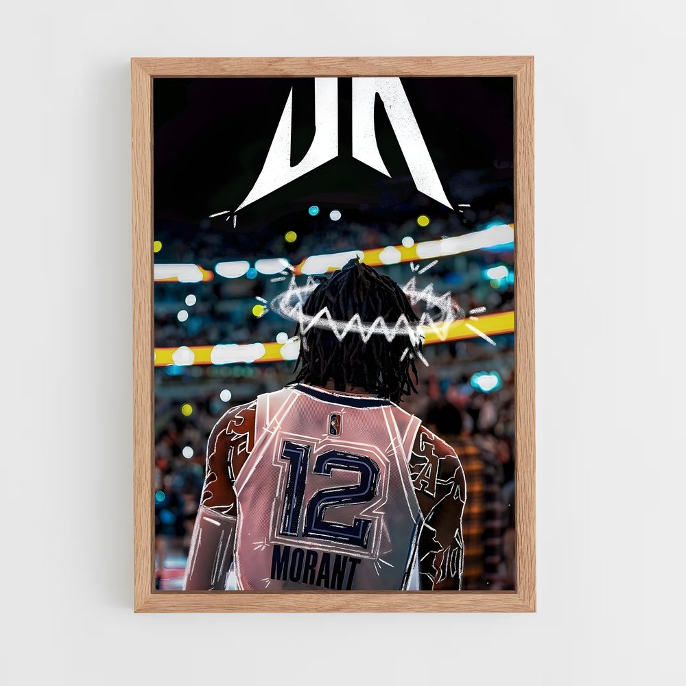 Poster Morant Plongez – affiche Basketball (vue 4)